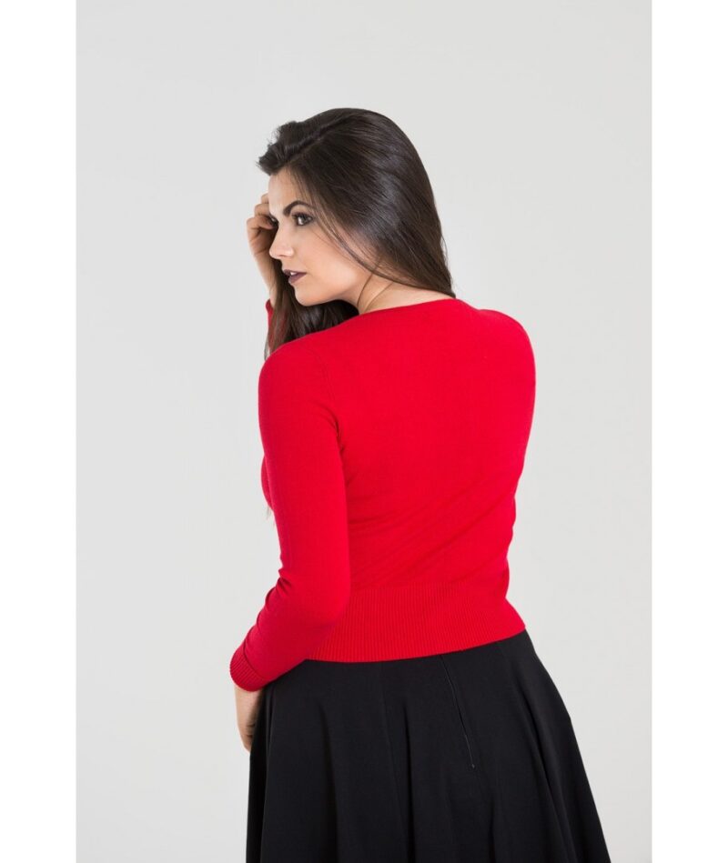 Cardi Paloma Red - Hell Bunny