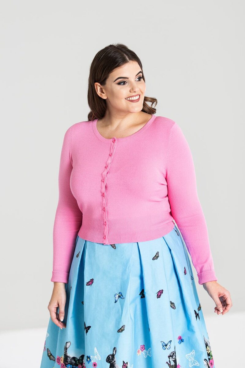 Cardi Paloma Candy Pink - Hell Bunny