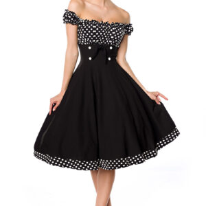 Robe Noire/Pois - Belsira