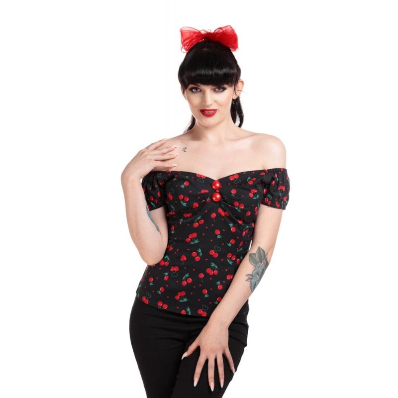 Top Dolores Cherry Love - Collectif