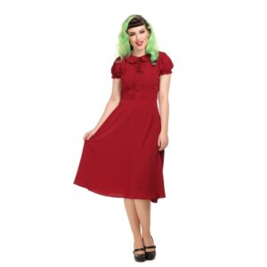 Giannina Burgundy 40's - Collectif