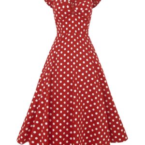 Dolores Baby Doll Rouge Pois - Collectif