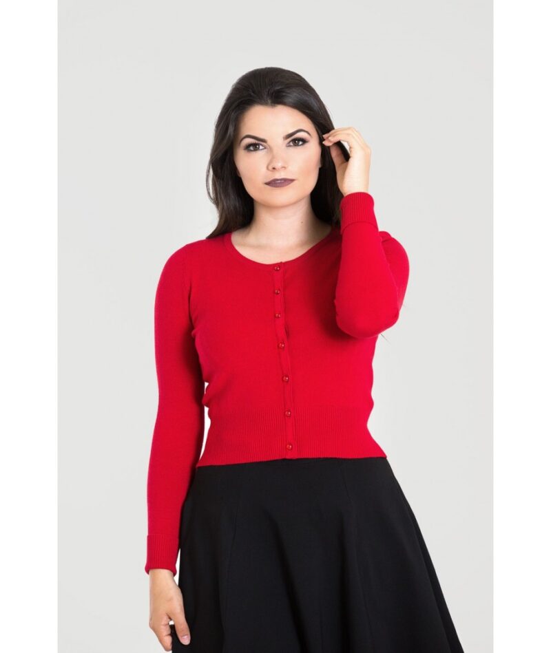 Cardi Paloma Red - Hell Bunny