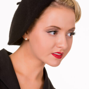 Vintage Claire Hat - Black