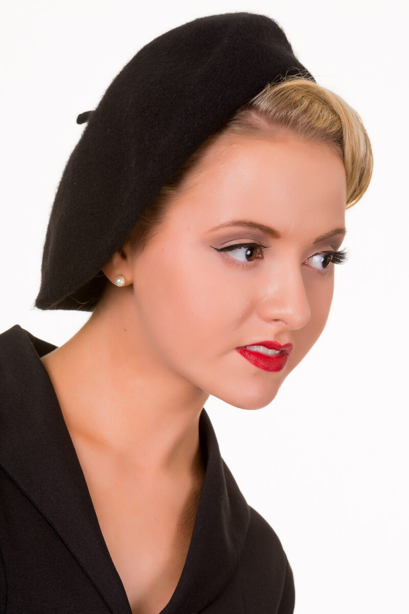 Vintage Claire Hat - Black