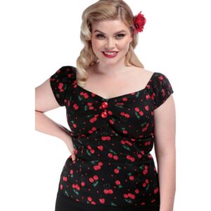 Top Dolores Cherry Love - Collectif