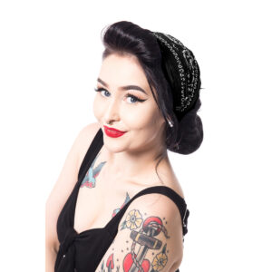 Bandeau Noir Paisley