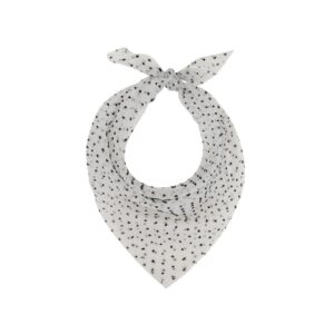 Foulard Nylon Noir Pois - Collectif