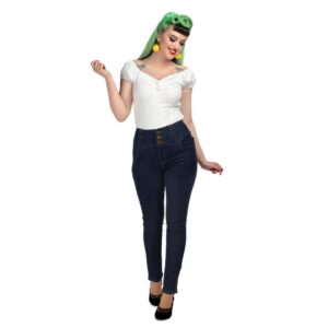 Rebel Kate Denim Jeans - Navy