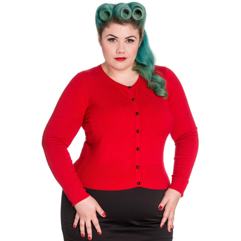 Cardi Paloma Red - Hell Bunny