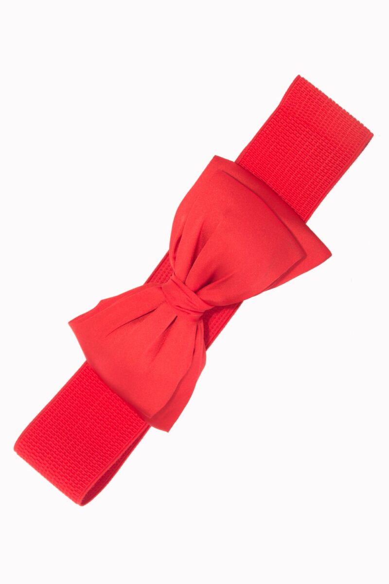 Ceinture Bella Bow Red