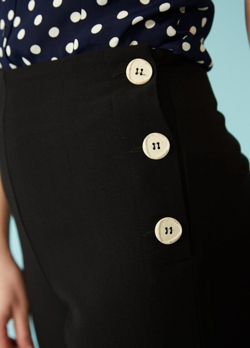 Pantalon Swing Pretty Années 40 Noir - Pretty Rétro