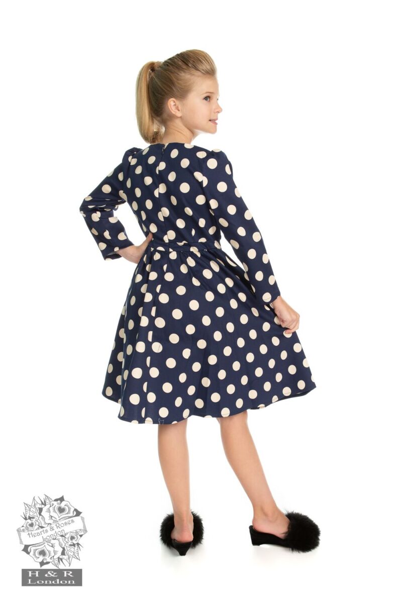 Robe trapeze sales a pois