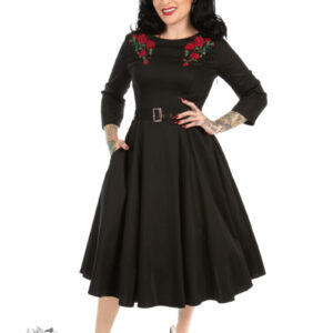 Robe swing "Mon Amour"- Hearts and Roses