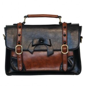Sac/Cartable Buckle With Bow Retro Handbag - Banned