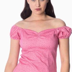 Haut Ballerina Retro rose - Dancing Days by Banned