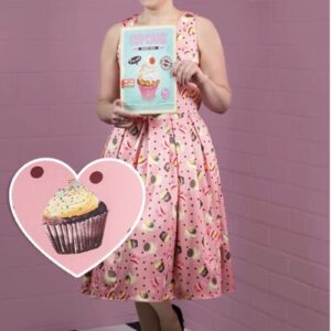 Robe Amanda Cupcakes Rose - Dolly and Dotty