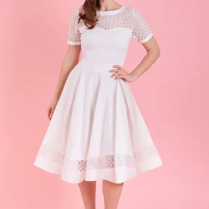Robe Tess blanche - Dolly and Dotty